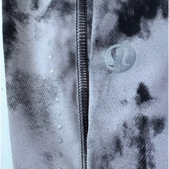 Lululemon Wunder Train High-Rise Crop  23" Tie Dye Graphite sz.4 - Picture 8 of 11